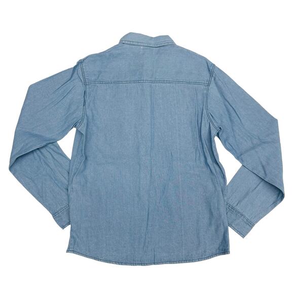 NWT Poppet & Fox Size Small Adult Denim Shirt - Picture 2 of 5